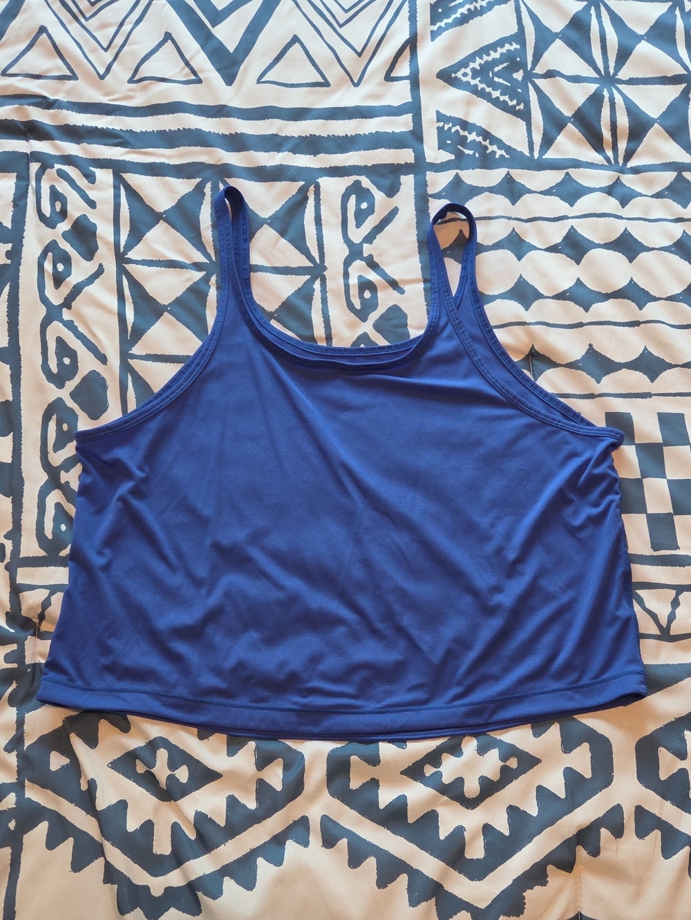Outdoor Research Cobalt Blue Women's Crop Tank Top